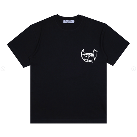 FUNGUYS ECSTATIC PEACE TEE BLACK