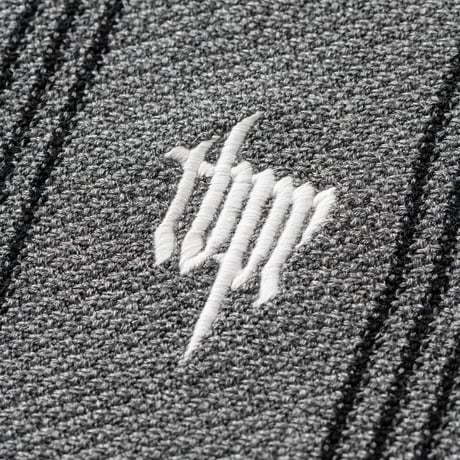 TIGHTBOOTH STRIPE KNIT POLO GREY