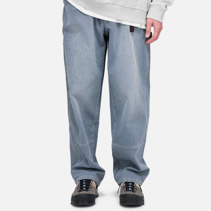 GRAMICCI JAPANESE HICKORY DENIM WORK PANT HICKO GRAMICCI JAPANESE HICKORY DENIM WORK PANT HICKO