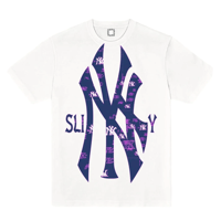 SLINKY YANKEES BOOTLEG TEE WHITE