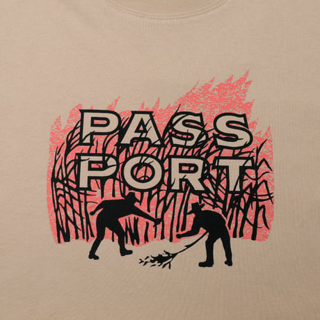 PASS~PORT BRUSH FIRE TEE - SAND