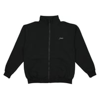 STUDIO SMALL SCRIPT FULLZIP SWEAT BLACK