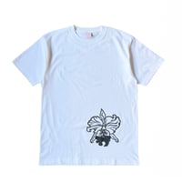 LAUG FLOWER TEE WHITE