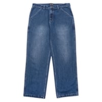 PASS~PORT WORKERS CLUB JEAN PANT - FADED WASHED DARK INDIGO