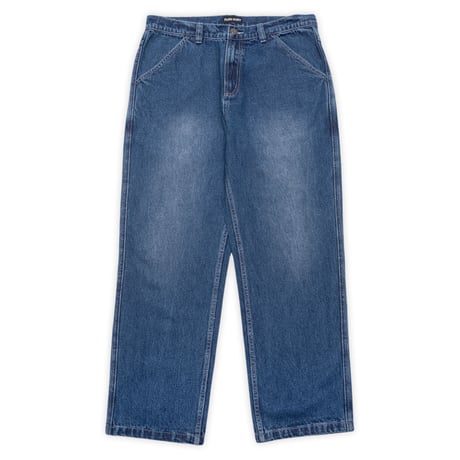 PASS~PORT WORKERS CLUB JEAN PANT - FADED WASHED DARK INDIGO