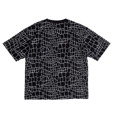 ADWYSD CROC PRINT TSHIRT BLACK