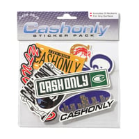 CASH ONLY DROP 14 STICKER PACK