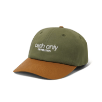 CASH ONLY CORP LOGO SNAPBACK ARMY/OAK