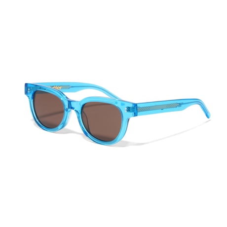 BUTTER GOODS CONQUISTADOR SUNGLASSES TRANSLUCENT BLUE