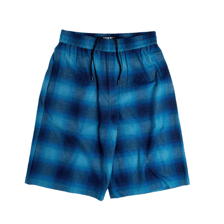 TOKEN VHS SHORTS TEAL PLAID
