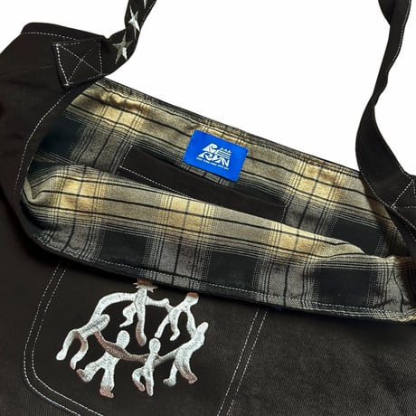 RERUN CARGO BAG DARK BROWN
