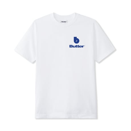 BUTTER GOODS FINEST LOGO TEE WHITE