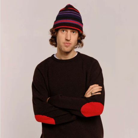 POP TRADING COMPANY STRIPED BEANIE MULTICOLOUR