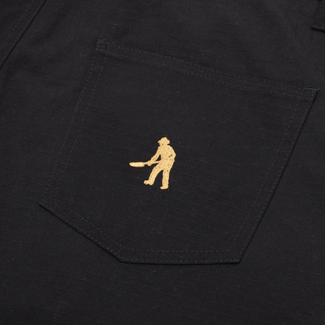 PASS~PORT RIPSTOP DOUBLE KNEE DIGGERS CLUB SHORT - BLACK