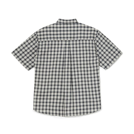 BOTT PLAID S/S SHIRT BLACK