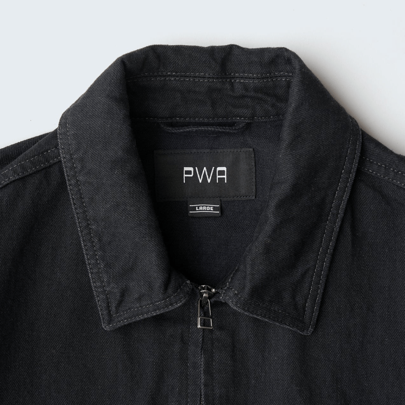 PWA DENIM ZIP-UP JKT KHAKI | LAUG