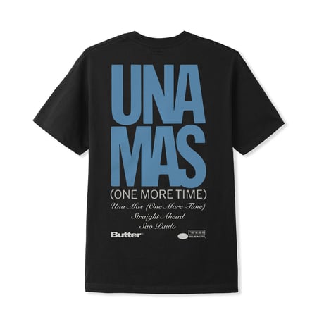BUTTER GOODS UNA MAS TEE BLACK