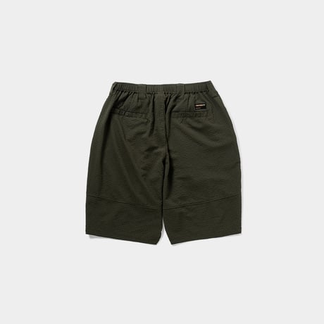 TIGHTBOOTH SEERSUCKER BIG SHORTS BLACK
