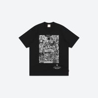 ALFRED'S APARTMENT COLLAGE TEE BLACK