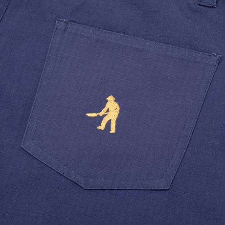 PASS~PORT RIPSTOP DOUBLE KNEE DIGGERS CLUB SHORT - NAVY
