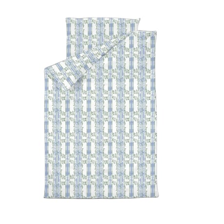 SLINKY & LOUSY LIVIN BEDSHEET WHITE/PLAID