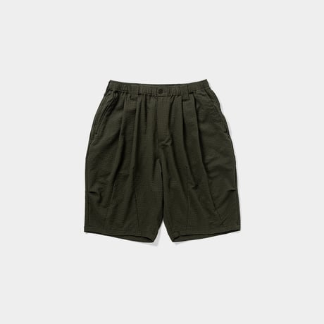 TIGHTBOOTH SEERSUCKER BIG SHORTS BLACK