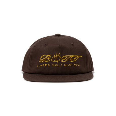 帽子 BoTT Miss You 5-Panel Cap bott Miss You 5-Panel Cap Brown