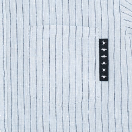 BOTT STRIPED S/S SHIRT LIGHT BLUE