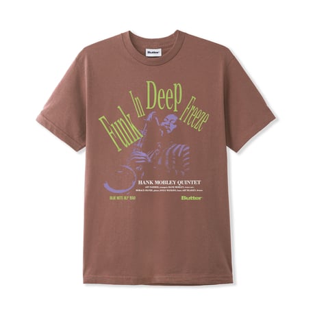 BUTTER GOODS FUNK TEE BROWN