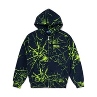 BOTT SHATTERED ZIP HOODIE NAVY