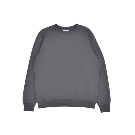 POP TRADING COMPANY LOGO CREWNECK SWEAT CHARCOAL/CRESS GREEN