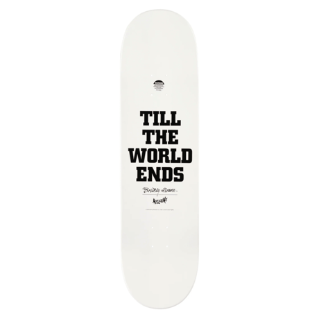BRITNEY SPEARS X WELCOME TILL THE WORLD ENDS ON POPSICLE WHITE DIP 8.75
