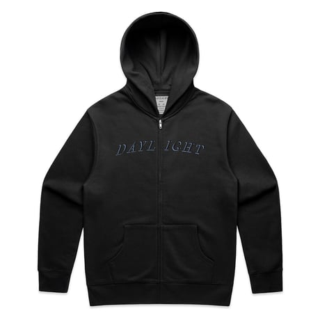 DAYLIGHT SHADOW ZIP-UP HOOD BLACK
