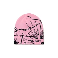 BOTT SHATTERED SKULL CAP BEANIE PINK