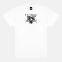 THRASHER x ANTI HERO EAGLEGRAM TEE WHITE