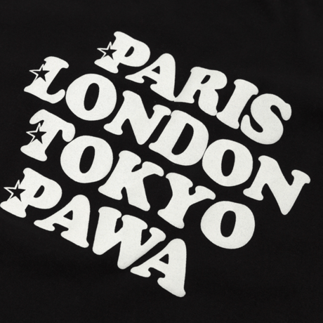 PAWA SPEED SPORTS WORLDWIDE LONG SLEEVE T-SHIRT BLACK