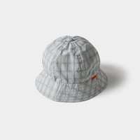 TIGHTBOOTH EMBOSS PLAID HAT GREY