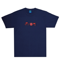 FROG SKOOM LOGO T-SHIRT NAVY
