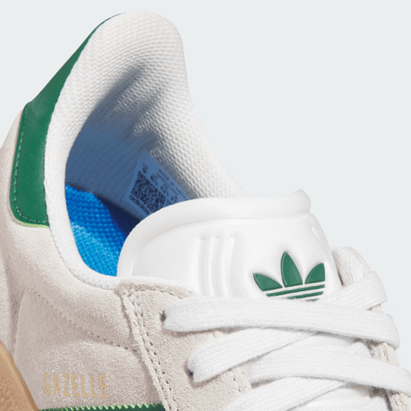 ADIDAS GAZELLE ADV CRYSTAL WHITE / CRYSTAL WHITE