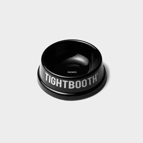 TIGHTBOOTH POTTERY DOG BOWL BLACK