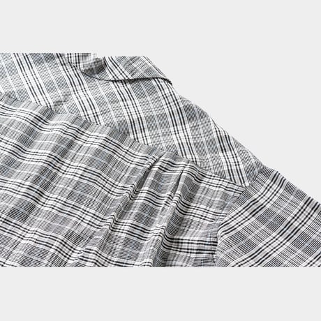 TIGHTBOOTH FURROW SHIRT WHITE PLAID