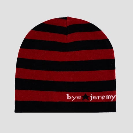 BYE JEREMY BEANIE BLACK/RED | LAUG