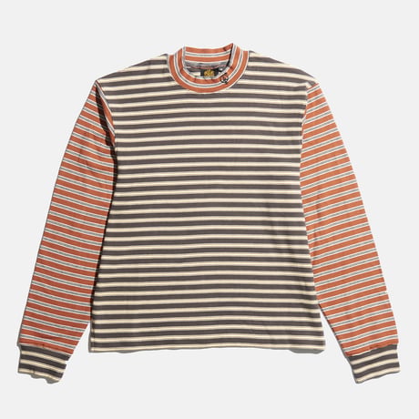 SEX HIPPIES STRIPED MOCK NECK