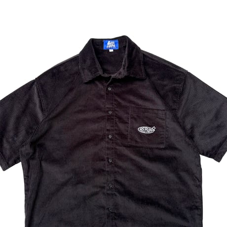 RERUN STAR SHIRT CORDUROY BLACK