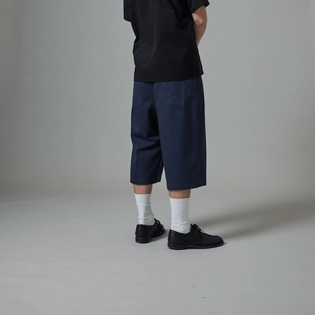 PASS~PORT HERRINGBONE LEAGUES CLUB SHORT - NAVY