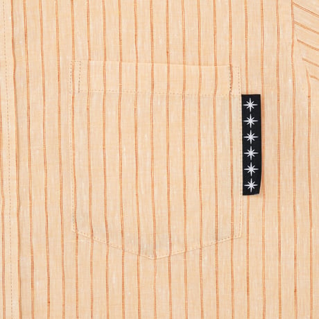 BOTT STRIPED S/S SHIRT CREAM