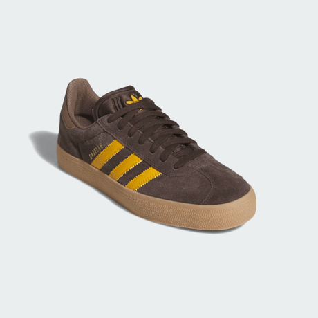 ADIDAS GAZELLE ADV DARK BROWN/PRELOVED YELLOW