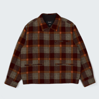 PWA REFINE-WOOL CHK DRIZZLER BEIGE CHK