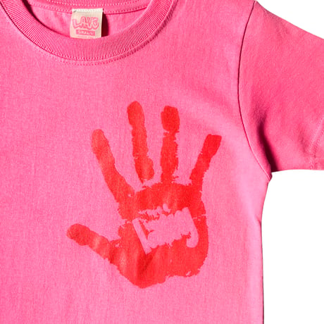 LAUG YOKOZUNA HAND BABY TEE PINK