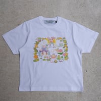 FUNGUYS BABY TEE SMILE LIKE A FLOWER WHITE